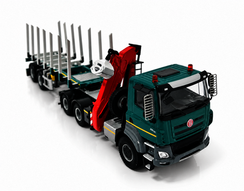 TATRA PHOENIX 6x6 lesovůz s přívěsem