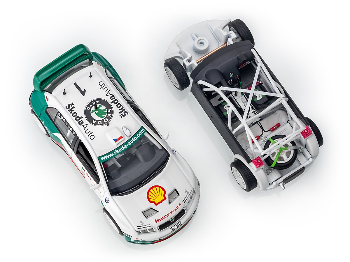 Skoda Fabia WRC 2008 – Miniature Anders Kjaer 1/43e, Maxi Miniature (France)