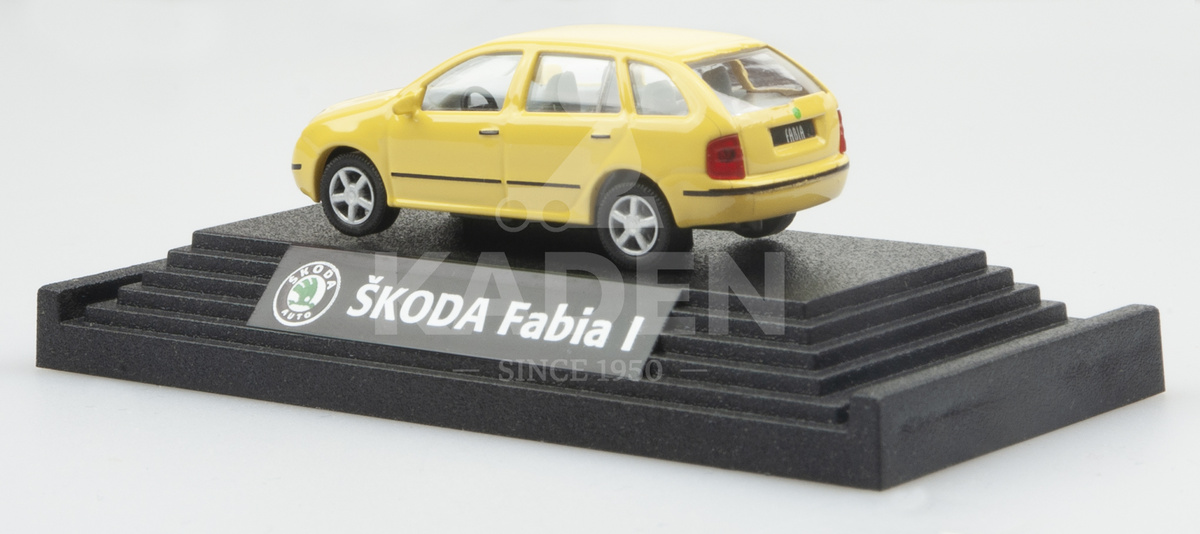 Škoda Fabia Combi 1:87 žlutá