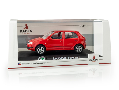 Škoda Fabia Hatchback 1:43 červená rallye