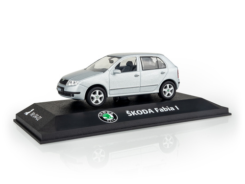 Skoda Fabia Hatchback 1:43 brilliant silver